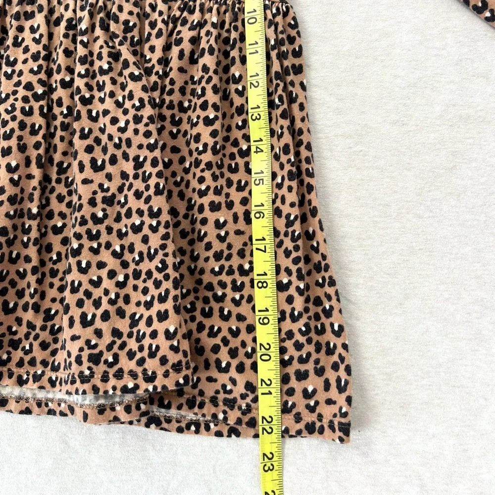 Gymboree Tan and Black Leopard Print Dress